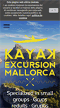 Mobile Screenshot of kayakexcursionmallorca.com
